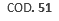 COD. 51