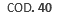 COD. 40